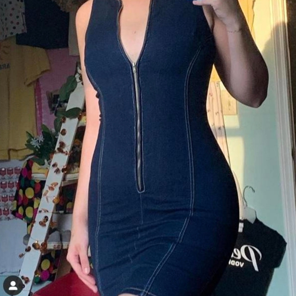 Vintage Y2K Denim Dress